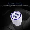 Snelle Quick Charge 3.0 Stand Dual USB QC3.0 Autolader 2.4A voor Samsung Galaxy S9 S8 voor HTC M9 Nexus 6 LG G4 100pcs / lot