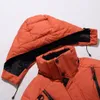 Męskie Parkas 2021 Zimowe ciepłe płaszcze Parka Mężczyźni Wyściełana bawełniana kurtka z kapturem marka Odłączona na zewnątrz jeźdźca