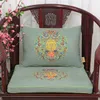 Lyxig etnisk fin broderi lycklig soffa stol sittplats kudde bomullslinne kinesisk stil ländrygg kudde high end tjock dekorativ CUS2184