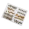 Bästa kampanjen Ny 60st Watch Crown for Copper 5.3mm 6.0mm 7.0mm Silver Gold Repair Accessories Assortment Parts