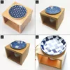 Lamps unique incense holder art design bamboo ceramic oil burner quality aromatherapy oil lamp gifts and crafts home decorations aroma f