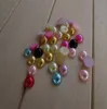 Połowa Plastikowa Pearl Koralik Płaskie Wteki Notatnik / 8mm Flatback Koraliki Prezenty Mix Kolor Diy Dekoracje ślubne -B02A