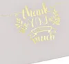 Mini Gold Ministrged Thank You Card Valentine Christmas Party Party Letter Cards Highting Quality Clust OEM 20188909411