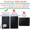 Support magnétique étui en cuir pu pour Samsung Galaxy Tab A6 10.1 avec tablette S Pen SM-P580 P585 étuis funda pour tablette