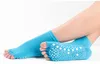 Donna a vita bassa Mezza punta Grip antiscivolo per balletto Yoga Pilates Barre Toe Calzini Ragazza Moda Calzini sportivi Calzino per bambini