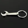 Eco-friendly Silver stainless steel Wrench Spanner Beer Bottle Opener Key Chain Keyring Gift Kitchen Tools wholesale