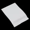 7x10 cm Matte White 200pcs/Lot Foil Aluminum Reusable Grocery Bags Foil Baggies with Notches for Dried Dehydrated Fruit Mylar Foil Baggies