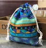 Tibet Cotton Gift Bag 9x12cm Pack van 50 Verjaardag Party Bruiloft Gunst Houders Make-up Sieraden Drawstring Pouch