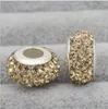 Pandora Bracelets에 맞는 30pcs Crystal Shambala Disco Ball Silver Charm Bead Bead Bead Bead Beads 도매 DIY 유럽 스털링 목걸이 보석