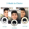 New Arrival USB Power LED Selfie Ring Light With Mobile Phone Clip Holder Lazy Bracket Desk For Iphone Samsung8281742