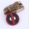 Fashion Jewelry Anime Cartoon Deadpool Mask Metal keychain High Quality The Avengers Keyring For Men5016632