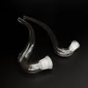 Glass J-Hook Adapter Creative Style J Hooks Smoke Accessory Glass Pipe STORLEK 14.4mm 18mm Kvinna