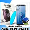 UV Screen Protectors Gehard Glas Voor Samsung Galaxy S20 Ultra S10 Note 20 Pro 10 9 S8 Plus Iphone 11 Pro Max Volledige Vloeibare Lijm