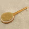 Long Handle Wooden Bath Shower Body Back Brush Spa Scrubber Exfoliating For Dry Brushing and Shower Bathroom Tools 10Jul 5