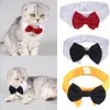 Formell Pet Bow Slips Holliday Wedding Dog Collar Dog Kläder Kostymtillbehör Svart Röd För Små Medium Katter Hundar Husdjur
