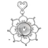 Уникальный новый Нусса Оснастки кнопка кулон ожерелье с Кристалл Маленький большой круг полный CZ Алмаз ювелирные изделия для продажи