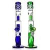 hookah Glass Bong "Slender Sarah" innovative details Percolator water pipe stylish heavry 16" bongs pipes