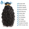 Paquetes de cabello virgen brasileño Onda del cuerpo Onda de agua recta Onda profunda Cabello humano rizado rizado 8A Cabello humano malasio peruano Weav7376975