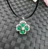 Presentes calcedônia Pendant Clover Pendant anel brincos de ágata cloasma S925 Silver Crisântemo Crisântemo Mulheres