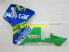 Kit carenatura moto per Honda CBR600RR 03 04 CBR 600RR F5 2003 2004 05 CBR600 ABS Set carenature blu verde + Regali HG34