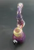 Colorful Glass Pipes Handmade corlor changing smoking pipe Tobacco Spoon Pipes Glass Bubblers For Smoking Pipe Mix Colors