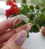 YHAMNI Originele Creatieve Vrouwen Ring Natuurlijke 925 Sterling Zilveren Ringen Set Zirconia Diamanten Fijne Sieraden Ringen voor Vrouwen XR062156824