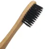 Natural Bamboo Toothbrush Bamboo Charcoal Toothbrush Low Carbon Bamboo Nylon Wood Handle Toothbrush6490654