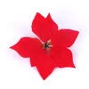 20CM argento oro decorazione albero di Natale fiore decorazioni natalizie decorazioni floreali di Natale fiore artificiale poinsettia