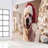 3D Vivid Cute Dog Canvas Wallpaper PVC poster murales Camera dei bambini decorativi Art Poster Adesivi Decorazione della casa