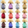 Solid color Warm Dog Clothes Winter Soft Cotton Sweater Clothing Puppy Coats For Small Dogs Chihuahua Christmas pet costume