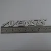 3D ABS PLASTIC SILVER AVENSIS CAR EMBLEM BADGE BODY SIDE LOGO DECAL BAKSIKT KLIDERBILDNINGAR Dekoration7935093