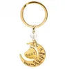 9 Style Letter Keychain Mom Daughter I Love You to The Moon And Back Keychain Key Chain Charms