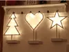 Battery Style Creative Led Star/Love Heart/Christmas tree Night Lights Lamp Led Flash Toys Lighting Table Lamps