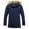2016 Winter Jackets Mens Thickness Warm Fur Coat Slim Fit Hoodies Overcoat Casual Parka Veste Homme Jaqueta Masculina