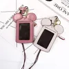 Multifunction Cute Ear Letter Happy Dream Coin Purse Kids Girl Baby Bag Credit Card Holder Purse Lanyard for Photos