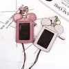 Multifunctionele schattige oorbrief Happy Dream Coin Purse Kids Girl Baby Bag Credit Card Holder Purse Lanyard voor foto's