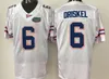 Ncaa Men Florida Gators College Football Jersey 6 Jeff Driskel 15 Tim Tebow 100% Ed Nome e Número - Factory Outlet