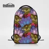 Women's Fashion Traveling Outdoor Hiking Knapsack Abstract Flower Design School Backpack Laptop Bags For High Class Students Children Rugtas