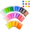 12pcs/lot 20g 12 colors DIY safe and nontoxic Malleable Fimo Polymer Clay playdough Soft Power toys set gifts for children