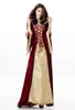 Mittelalterliches Kleid Robe Damen Renaissance Kleid Prinzessin Königin Kostüm Samt Hofmädchen Halloween Kostüm Vintage Kapuzenkleid