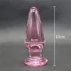 Toydance volwassen sex producten voor vrouw crystal anale seksspeeltjes 10 * 4cm glazen kont plug glad en gemakkelijk schoon te maken met water S921