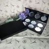 Caja de 6 tóner, caja de plástico, placa dispensadora de presión, lápiz labial, sombra de ojos, 36,4mm de diámetro, herramientas de maquillaje, accesorios F345