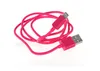 컬러 마이크로 V8 5 핀 USB 싱크 데이터 충전 충전기 케이블 다채로운 라인 와이어 삼성 안 드 로이드에 대 한 가장 저렴한 케이블 1M 3FT 200pcs