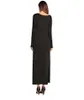2018 Kvinnor avslappnad lång klänning solid färg lös av axeln High Split Up Beach Street Maxi Klänningar