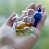 Glass Smoking Accessories Ball Carb Cap Bubble For XL XXL Thermal Banger Nails Enail Bong Water Pipe OD 20mm Colorful 558