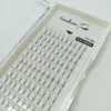 Seashine 100% hand made 5D short root pre fanned C D L curl eyelash extensions manufacturer custom box