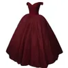 2020 New Ball Gown Quinceanera 드레스 15 년 패션 V- 넥 얇은 명주 그물 바닥 길이 파티 가운 멍청이 드 16 anos QC1258275H