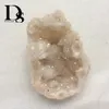 Fetta di geode di agata naturale Drusy Druse Quarzo elettrolitico Cluster Cristallo grezzo Punti ruvidi Minerali brasiliani Campione Decorazione per feste