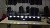 Barra con fascio luminoso da discoteca a testa mobile bianca da 4 pezzi 10w Led Linear Pixel 8x10w