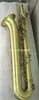 Margewate Brand Quality Baritone Saxofon Brass Tube Unique Vintage Copper Surface E Platinstrument med fodral kan anpassas logotyp